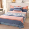 New Arrival Grid 100% Organic Cotton 300TC All-Season Wholesale Cotton Bed Sheets Bed Flat Sheet Set