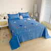 Home Textile Microfiber Simple Polyester Printed Bed Sheet Set 300tc Eco-Friendly 1pc Wholesale Bedding Flat Sheet