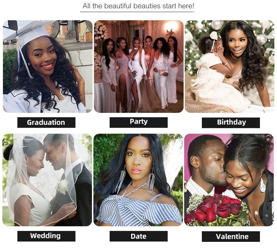 13x6 Hd Lace Frontal Wig Deep Wave 250 Density Curly Human Hair 100% Preplucked Water Wave Front Wigs For Black Women Brazilian