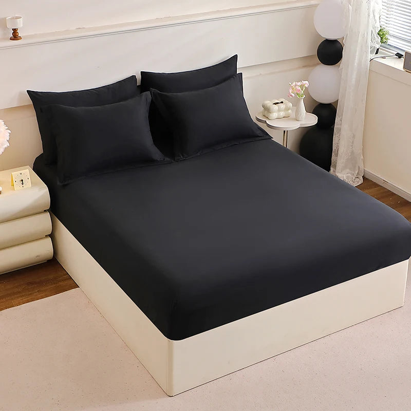 7-Piece Mattress Topper Comforter and Pillowcases Flat Sheet Set Premium Bedding for Comfort and Relaxation