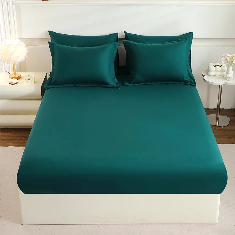 7-Piece Mattress Protector Cover Comforter and Pillowcases Flat Sheet Set Premium Bedding for Comfort and Relaxation