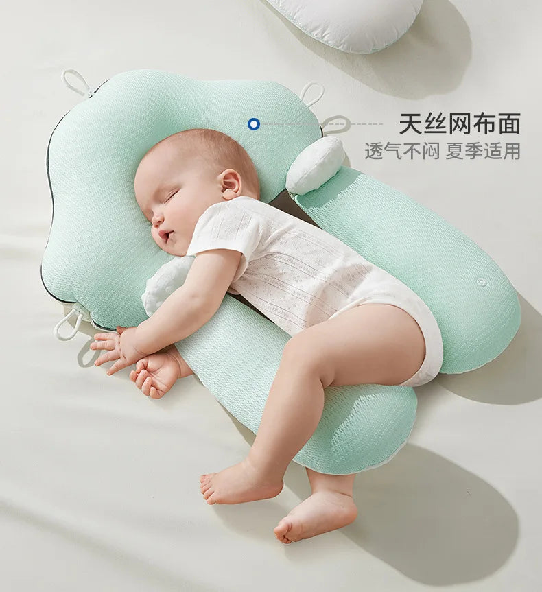 Best Selling Ergonomic Baby Anti-Flat-Head Sleeping Bolster Breathable Baby Sleeping Bolster for Newborns
