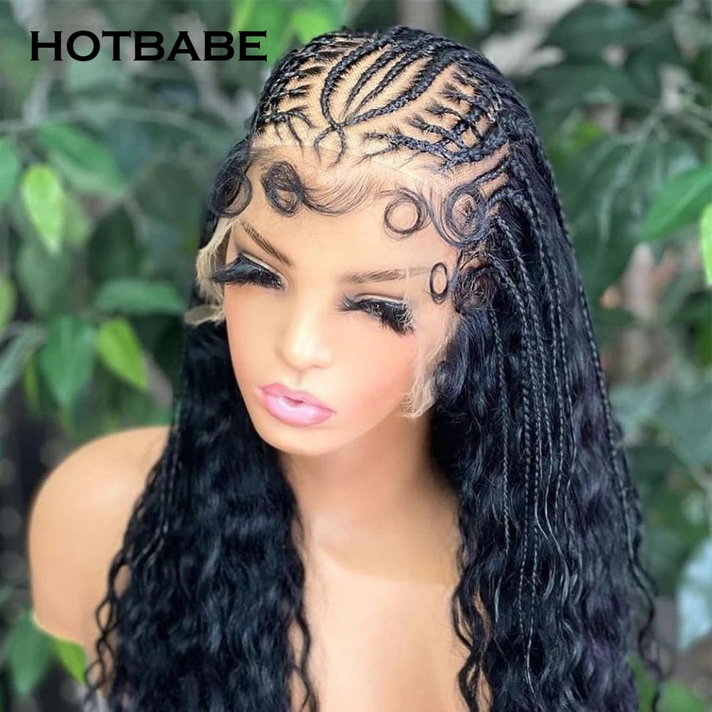 Full Lace Human Hair Wigs Deep Curly 13x6 HD Lace Frontal Wigs Brazilian Lace Front Human Hair Wigs Pre Plucked With Baby Hair