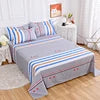 Home Textile Microfiber Simple Polyester Printed Bed Sheet Set 300tc Eco-Friendly 1pc Wholesale Bedding Flat Sheet