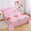 Home Textile Microfiber Simple Polyester Printed Bed Sheet Set 300tc Eco-Friendly 1pc Wholesale Bedding Flat Sheet