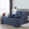 80gsm Microfiber Brushed Sheet Set Soft King Size Bedding Sheet with 4pcs/6pcs Polyester Material