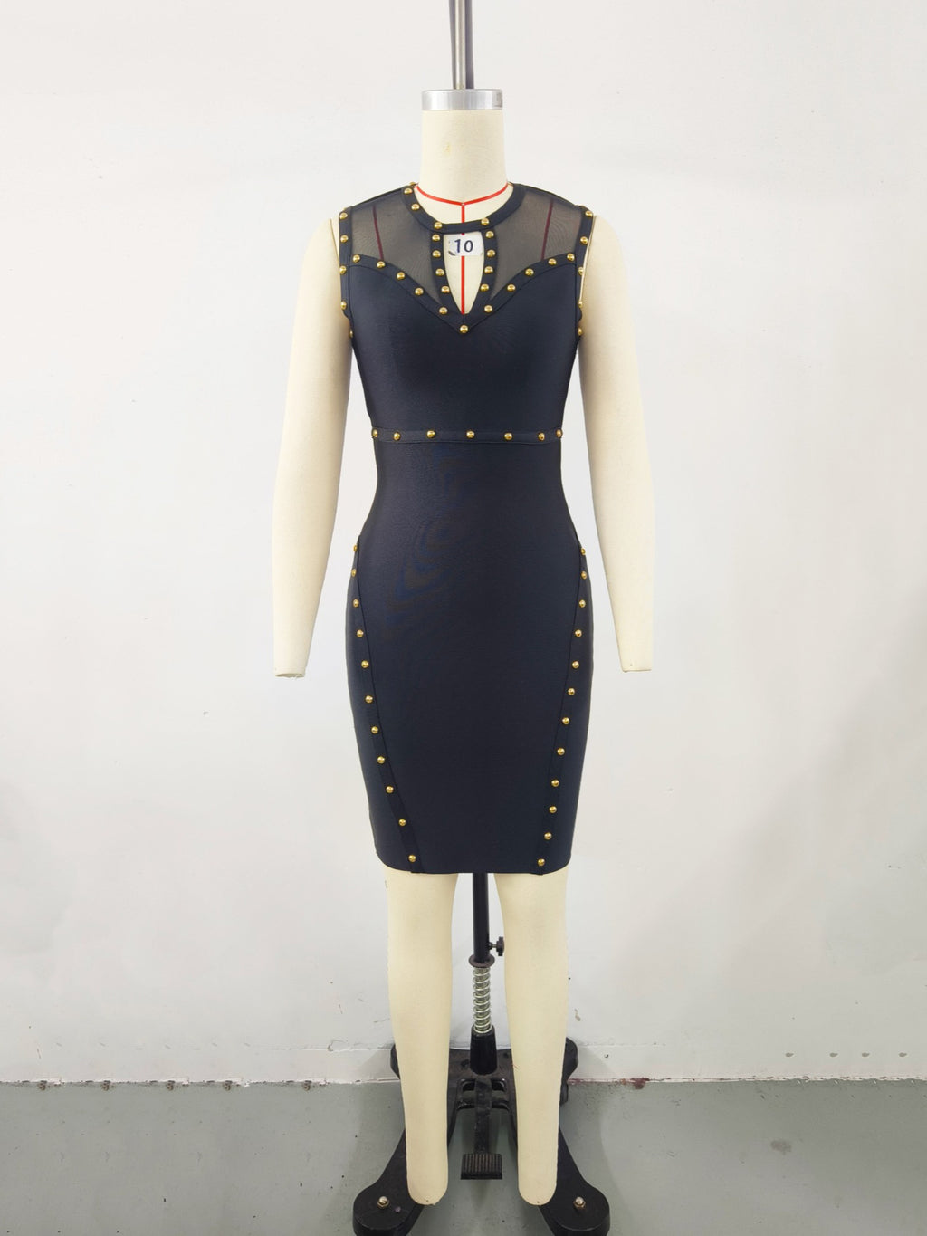 Amazon Women's Summer High Sense Pearl Elastic Bandage dress Factory Wholesale Women dresses