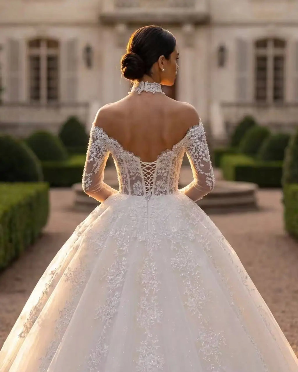 Wedding Dresses Women's Tulle Lace Appliques Bridal Gowns Long Sleeve свадебное платье Vestidos De Novia 2026