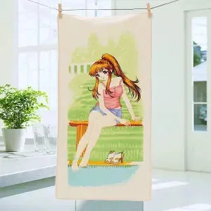 Cartoon Towels Temperature Change Color Change Trickster Joke Magic Towel Creative Gifts