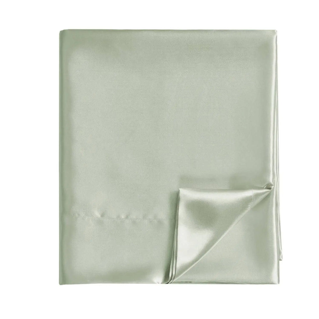 Cal King Satin Sheet Set 4 Pcs Luxury Bedding Solid Color Modern Style Machine Washable Bedroom Essentials