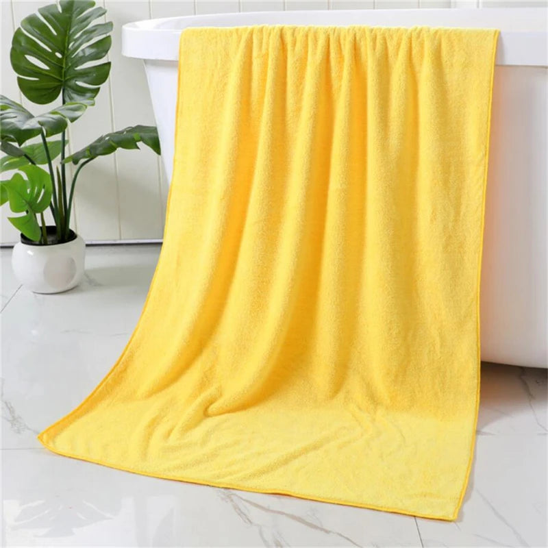 Towel Bathroom Men Women Soft Terry Gift For Adults Super Absorbent Cloth For Home  Solid ColorSkin Friendly Towel