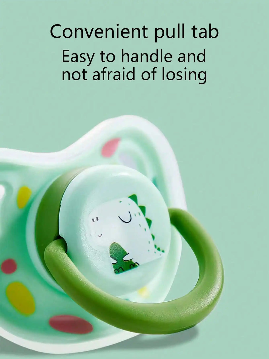 1 pet silicone pacifier, pet pacifier, chewing toy, food grade silicone pet supplies