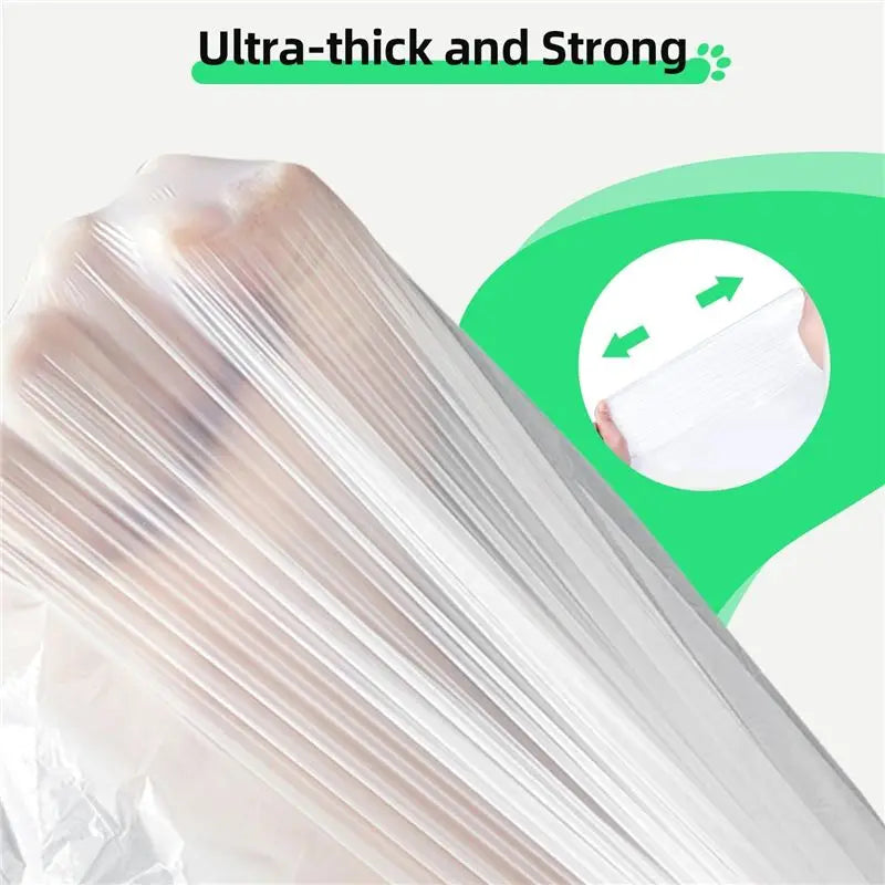 SDFC-Litter Box Liners Compatible With Petx Scoopfree Self-Cleaning Box 20 Count Drawstring Cat Litter Waste Bags For Tray Durab
