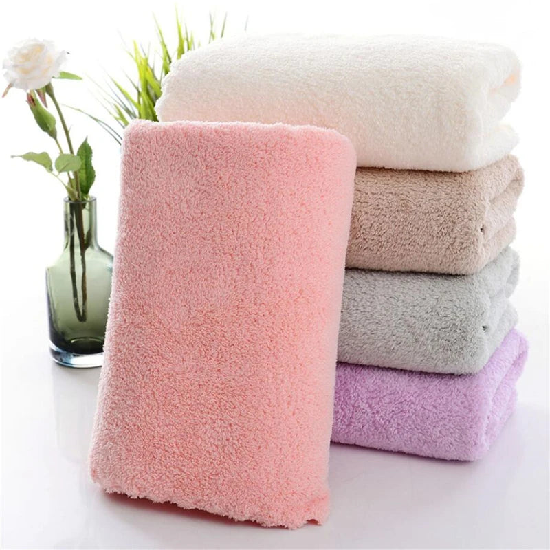 Towel Bathroom Men Women Soft Terry Gift For Adults Super Absorbent Cloth For Home  Solid ColorSkin Friendly Towel