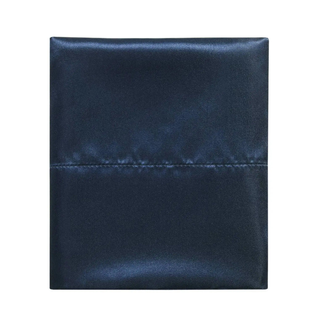 Cal King Satin Sheet Set 4 Pcs Luxury Bedding Solid Color Modern Style Machine Washable Bedroom Use