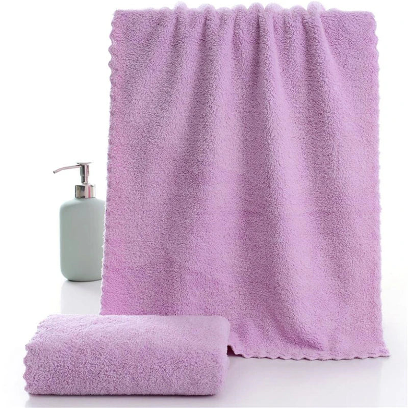 Towel Bathroom Men Women Soft Terry Gift For Adults Super Absorbent Cloth For Home  Solid ColorSkin Friendly Towel