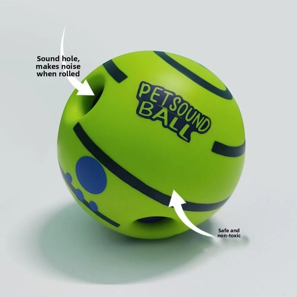 Pet Supplies Durable Dog Ball Interactive Bite-resistant Squeaky Dog Fun Sounds Wear-resistant Puppy Wrestling Pets Play