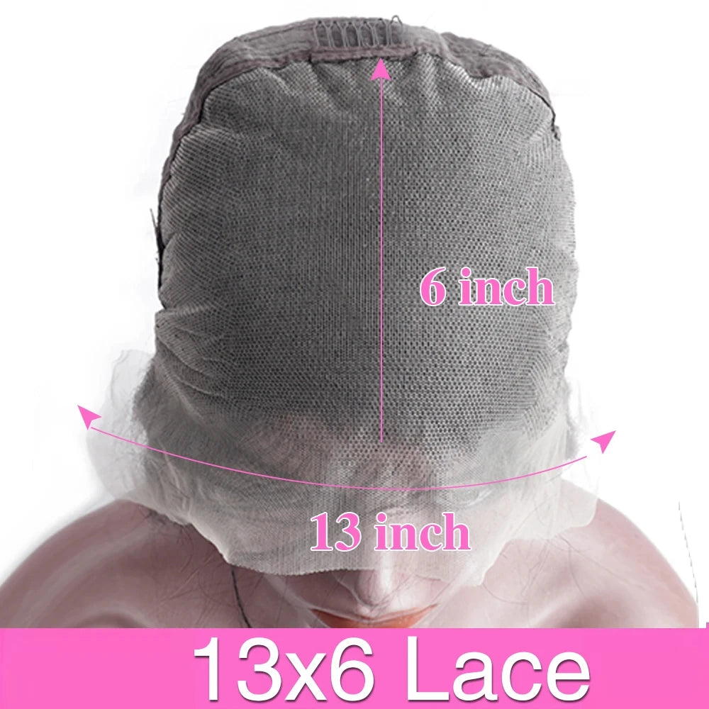 Deep Wave Natural Colored Wigs HD Lace Wigs Brazilian Human Hair Lace Wigs 13x6 Transparent Lace Wigs 200 Density For Women