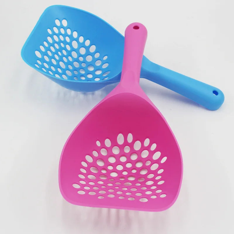 Large Cat Litter Scoop Long Handle Deep Shovel Pet Cleaning Tool for Cat Litter Box Easy Sifting Durable Pet Supplies