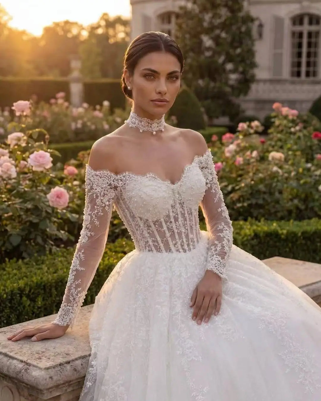 Wedding Dresses Women's Tulle Lace Appliques Bridal Gowns Long Sleeve свадебное платье Vestidos De Novia 2026