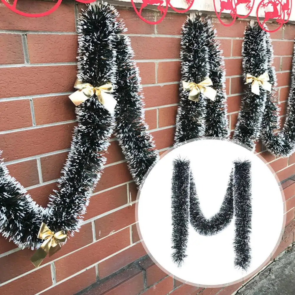 Christmas Hanging Ornaments Christmas Garland Decoration Tree Ribbon Decor Ornament Party Decor Christmas Colored Stripes