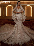 Sexy Sweetheart Wedding Dress 2026 Elegant Mermaid Bridal Gown Charming Lace Sleeveless Floor-length Gown Customized