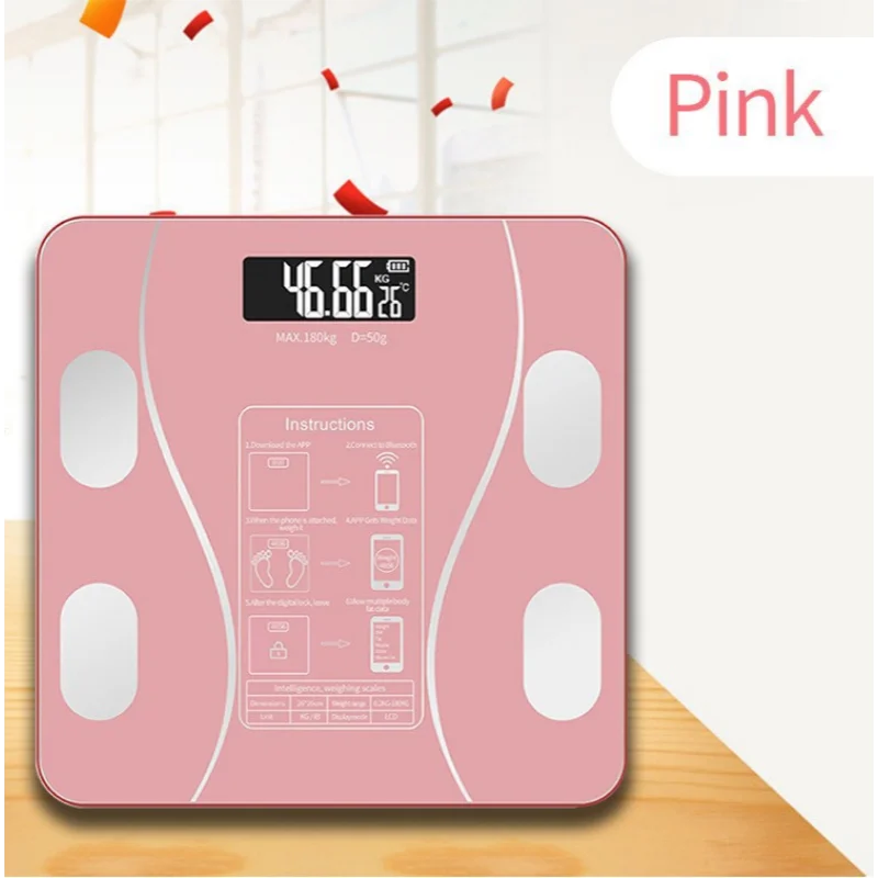 Smart Body Fat Scale Accurate Fat Rate Monitor Body Changes Home Health Detector Good Helper For Slimming And Shaping