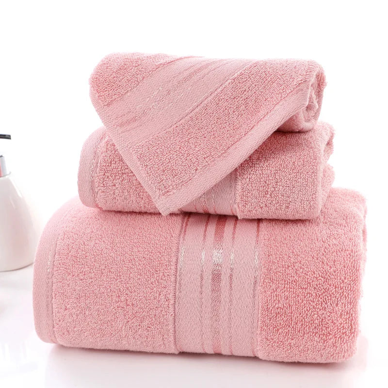 Bathroom Face Towel for Household 3 Towels Absorbent Towel Pure Cotton Quick Absorbent Soft Quick Dry Thickened Face Towel