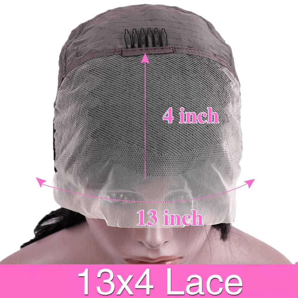 P4/27 Colored  Body Wave Lace Wigs 200% Density Brazilian Human Hair Wigs 13X4 13X6 HD Transparent Lace Wigs For Women