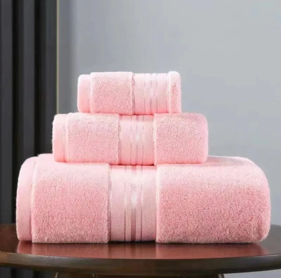 Bathroom Face Towel for Household 3 Towels Absorbent Towel Pure Cotton Quick Absorbent Soft Quick Dry Thickened Face Towel