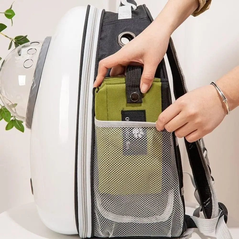 Easy To Clean Waterproof Portable Cat Litter Box Oxford Reusable Cat Toilet Tray Folding Pet Garbage Bin for Cats and Dogs