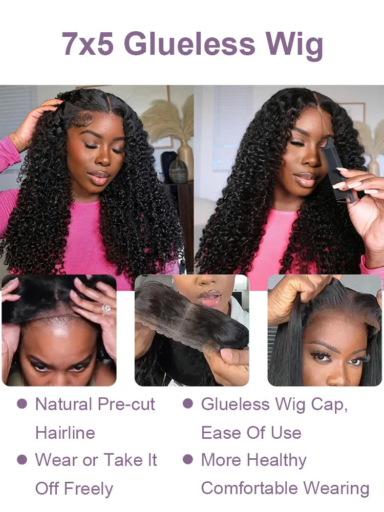 Natural Color 13x6 hd Lace Frontal Wig Water Wave Curly 13x4 Lace Human Hair Preplucked Brazilian Hair Wigs Afro for Women