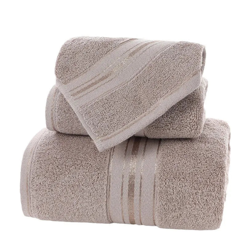 Bathroom Face Towel for Household 3 Towels Absorbent Towel Pure Cotton Quick Absorbent Soft Quick Dry Thickened Face Towel