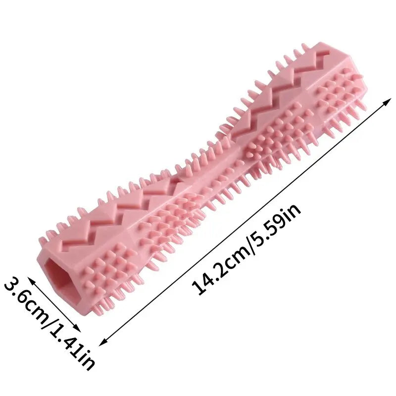 1PC Pet Supplies Dog Chew Toy Pet Chew Leaky Toy TPR Material Dog Toothbrush Grinding Teeth Cleaning Stick