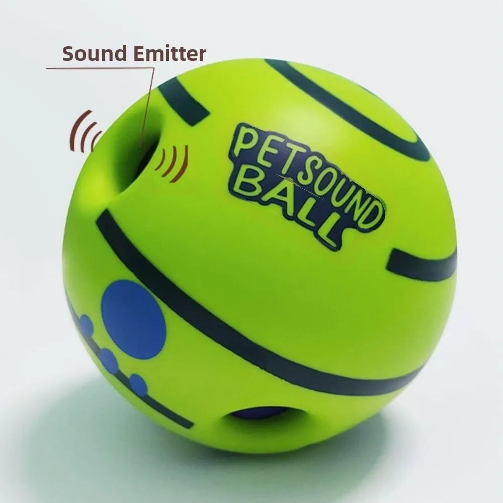 Pet Supplies Durable Dog Ball Interactive Bite-resistant Squeaky Dog Fun Sounds Wear-resistant Puppy Wrestling Pets Play