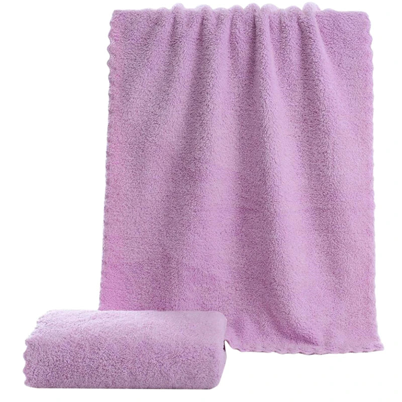 Towel Bathroom Men Women Soft Terry Gift For Adults Super Absorbent Cloth For Home  Solid ColorSkin Friendly Towel
