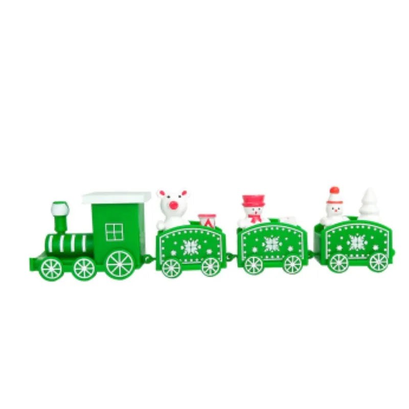 Christmas Train Merry Christmas Decorations Home Decor 2024 Cristmas Ornament Xmas Noel Gifts Happy New Year 2025