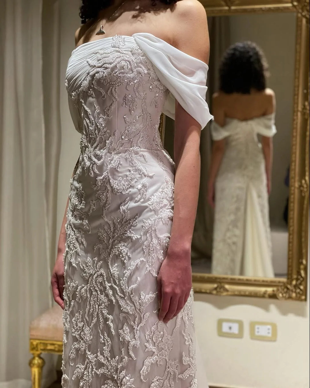 Dubai Saudi Women's Wedding Party attire Evening Dresses Strapless Sequins Backless Customized dresses in liquidation free ship