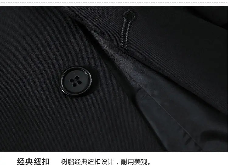Men's suit for young and middle-aged business, casual, fashionable and stylish, stand-up collar single, Korean version of Zhongs