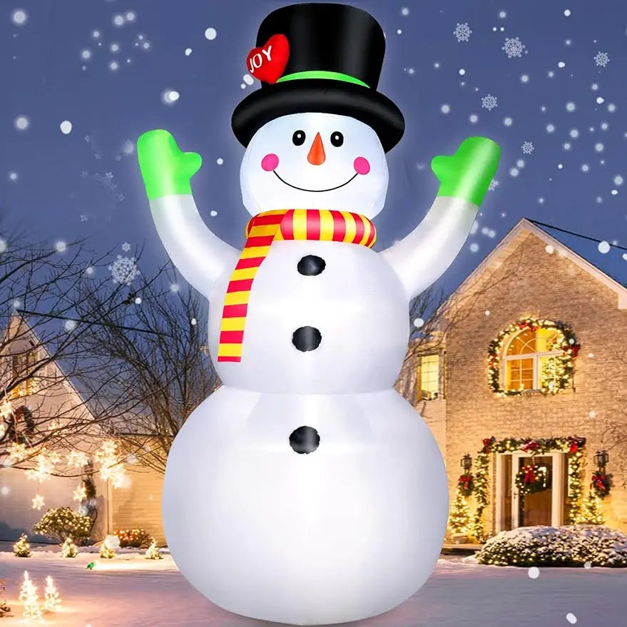 Christmas  Inflatables Decorations  Snowman Giant Decorations Built-in LED  Decor outdoor  Party Garden Patio Display Xmas Gift