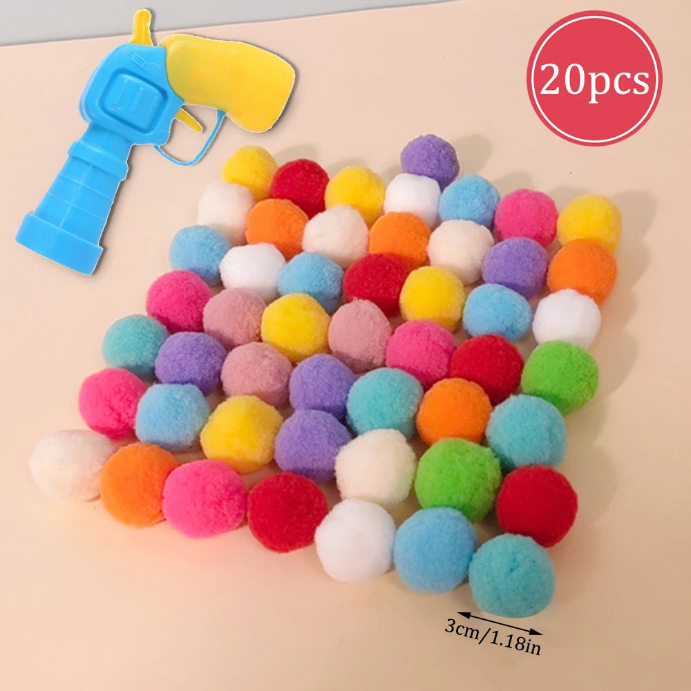 Pet Supplies Cat Toys Interactive Cat Self-Entertainment Toy Gun Cat Toy Launcher Gun Cat and Dog Supplies