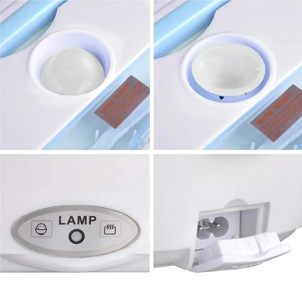 2 in 1 Portable Electric Lunch Box Lunch Box with Heating Function Household Appliances Food Box Electric Lunch Heating Portable