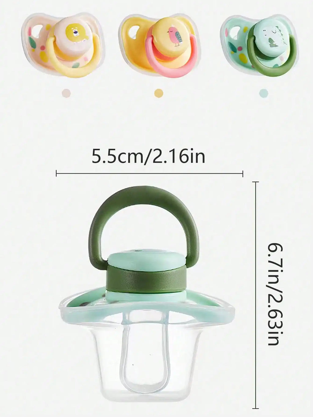 1 pet silicone pacifier, pet pacifier, chewing toy, food grade silicone pet supplies