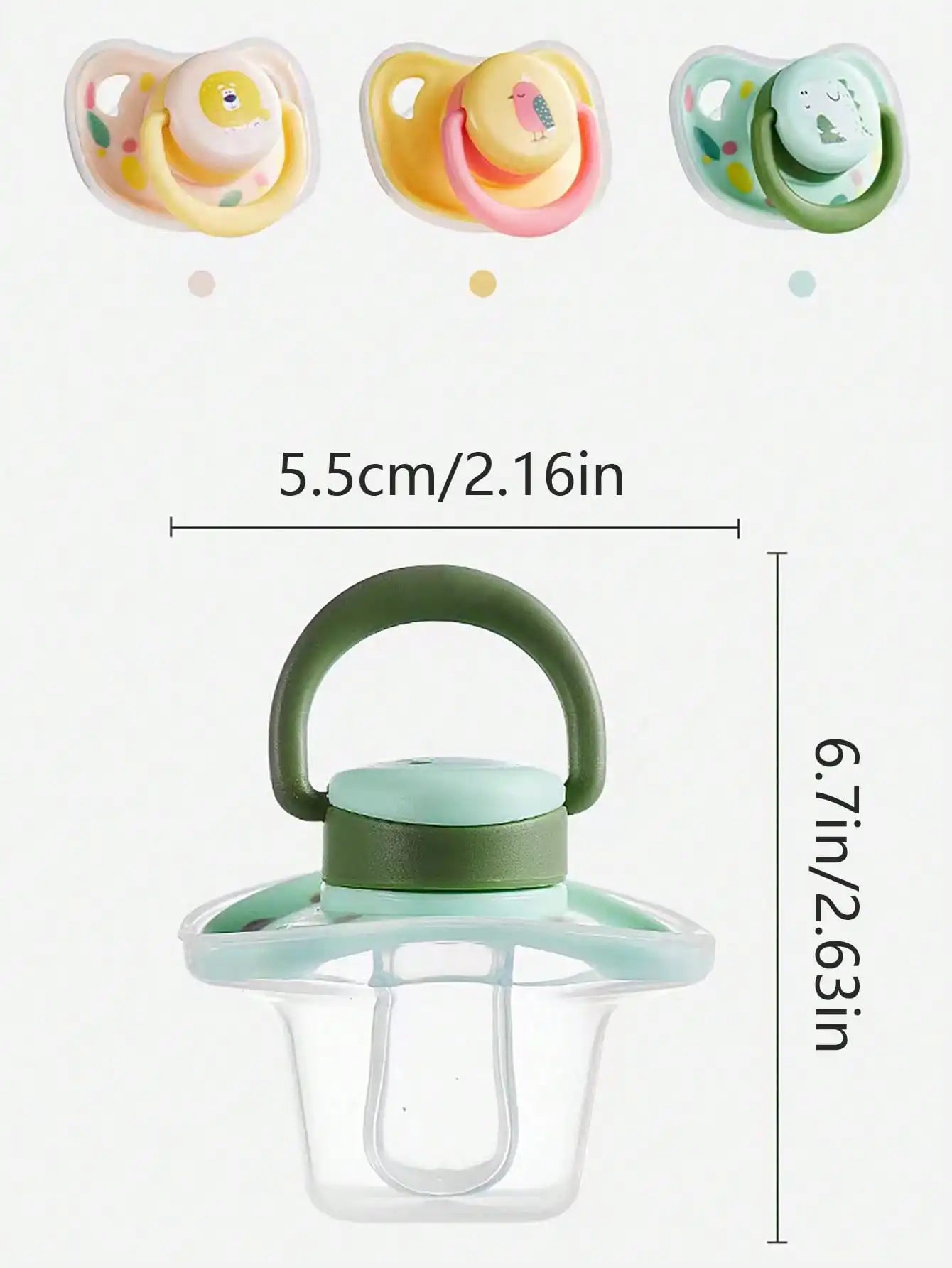 1 pet silicone pacifier, pet pacifier, chewing toy, food grade silicone pet supplies