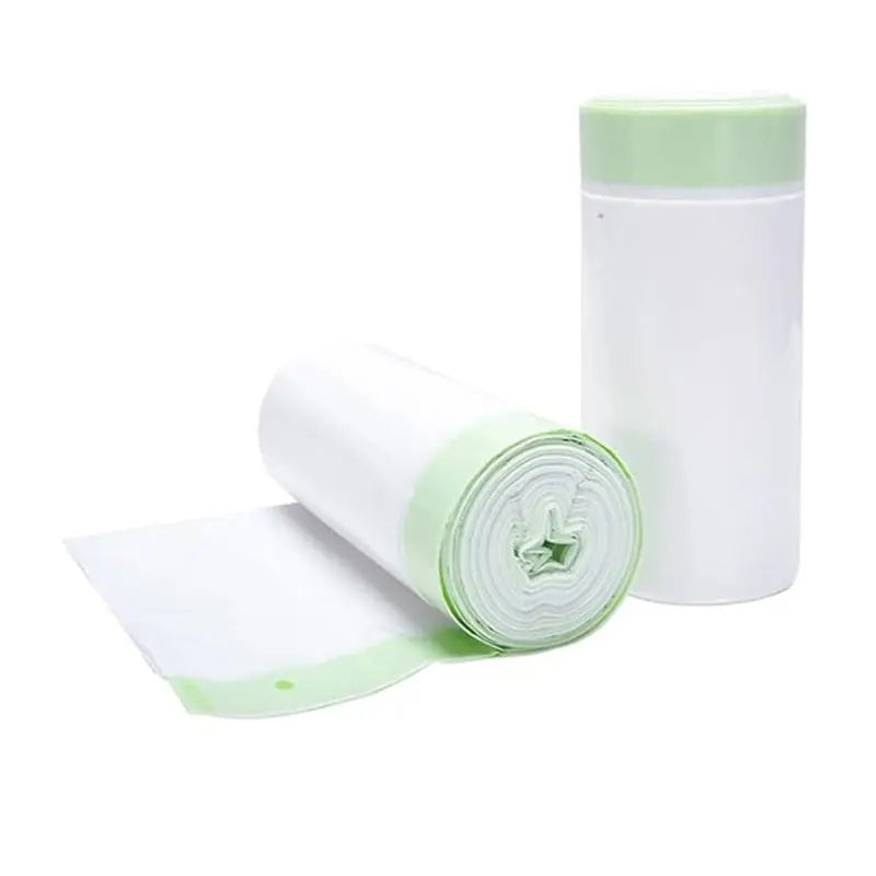 SDFC-Litter Box Liners Compatible With Petx Scoopfree Self-Cleaning Box 20 Count Drawstring Cat Litter Waste Bags For Tray Durab