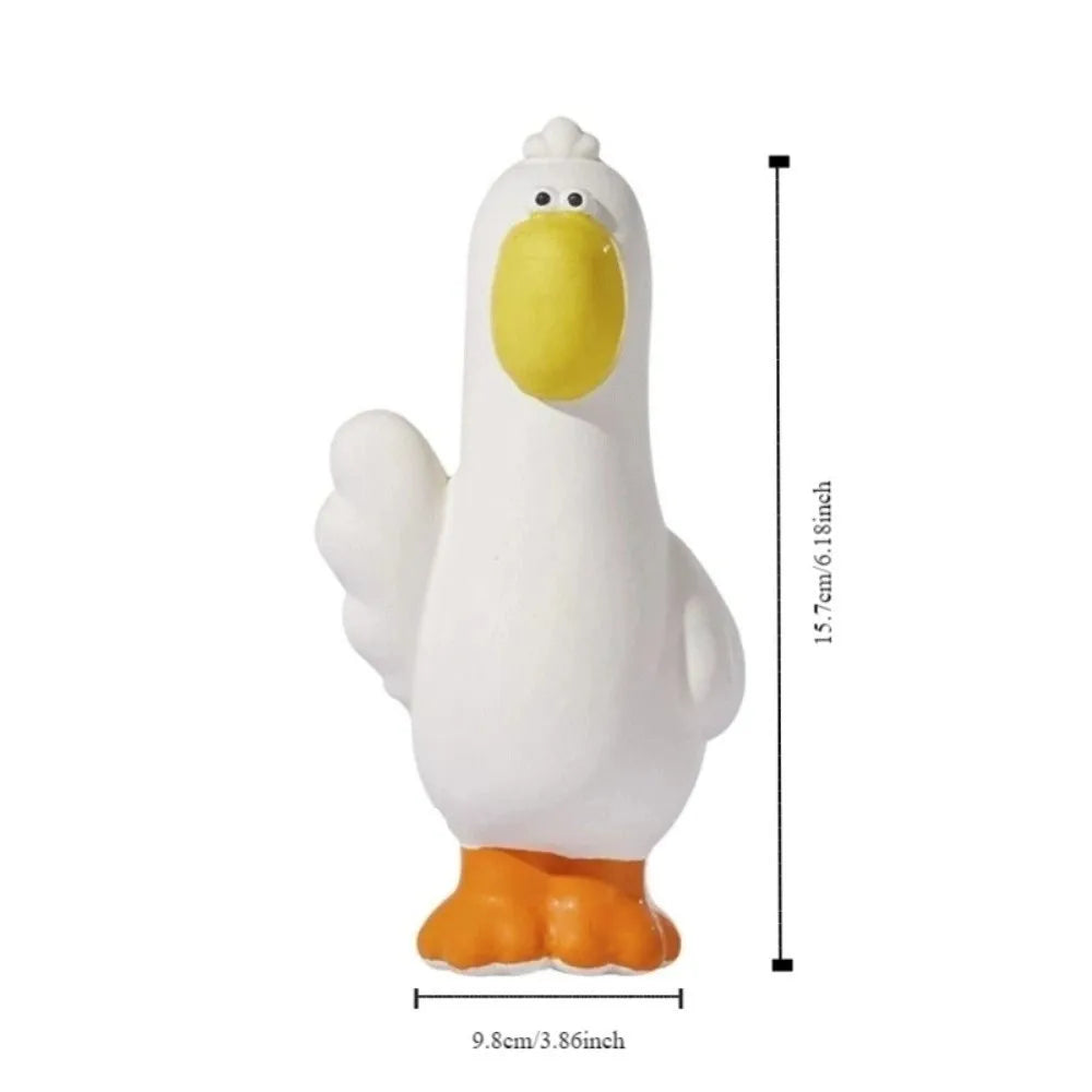 Pet Supplies Cartoon Pet Latex Toys Pelican Shape Washable Dog Chew Toys Bite Resistant Interactive Dog Toys Training