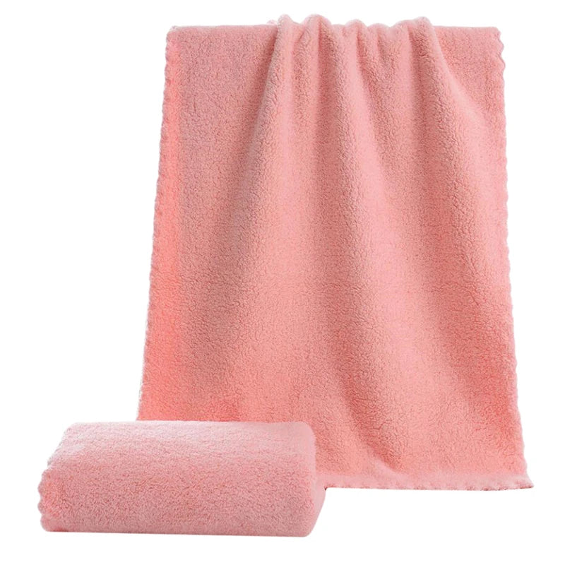 Towel Bathroom Men Women Soft Terry Gift For Adults Super Absorbent Cloth For Home  Solid ColorSkin Friendly Towel