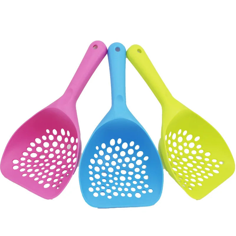 Large Cat Litter Scoop Long Handle Deep Shovel Pet Cleaning Tool for Cat Litter Box Easy Sifting Durable Pet Supplies