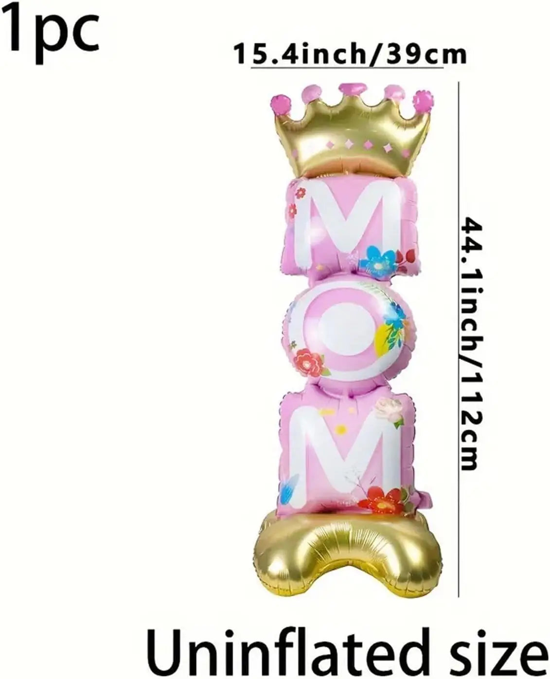 Mother Day Balloon Mom Standing Aluminum Balloon Happy Mother Day Foil Balloons Pink Great Mom Day Birthday Party Decoration