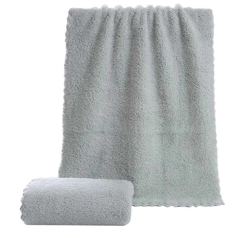 Towel Bathroom Men Women Soft Terry Gift For Adults Super Absorbent Cloth For Home  Solid ColorSkin Friendly Towel